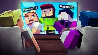 BASTIGHG & PAPAPLATTE REAGIEREN AUF DEN ANZEIGENHAUPTMEISTER IN MINECRAFT