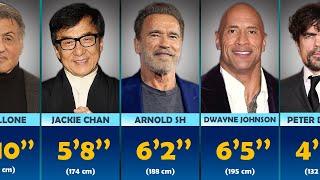 Height Comparison of Famous Hollywood Actors