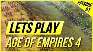 Let's Play Age of Empires 4 - Ep 01 - The Normans Campaign!