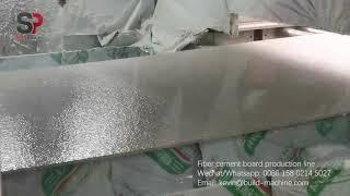 Fiber cement board coating machinery