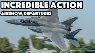 INCREDIBLE MILITARY ACTION! Airshow London departures - YXU / CYXU