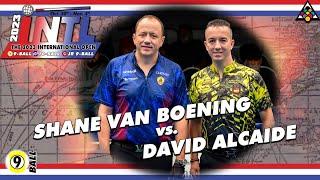 9-Ball - SHANE VAN BOENING vs DAVID ALCAIDE - 2023 International 9-Ball Open