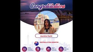 Jasmine  Karki Australia Journey