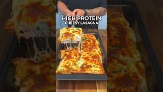 Healthy & Easy High Protein Lasagna Meal Prep! #mealprep #foodie #highprotein #healthyrecipes #food