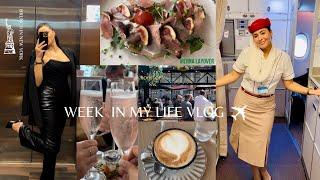 WEEK IN MY LIFE AS A FLIGHT ATTENDANT | VIENNA, NYC, COCHIN LAYOVER | EMIRATES CABIN CREW VLOG