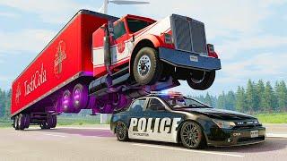 Police Car Chases #63 - BeamNG DRIVE | SmashChan