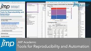 JMP Academic: Tools for Reproducibility and Automation