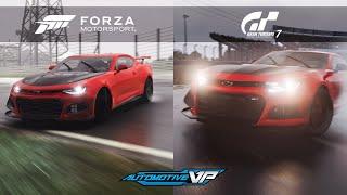 Forza Motorsport vs Gran Turismo 7: Handling Physics in the Rain Comparison Test 1 | PS5 XboxSX 4K