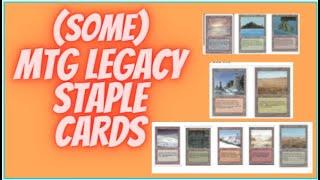 Staple Cards for the Legacy Format MTG Magic the Gathering