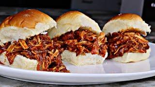 Pulled BBQ Chicken Sliders