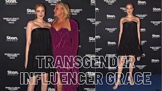 "Trans Influencer Grace Hyland Elegantly Attends Documentary Premiere Alongside Dani Laidley in