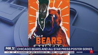 Chicago Bears enlist local artist for brilliant gameday poster series