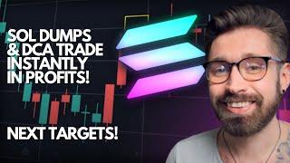 SOLANA PRICE PREDICTION 2021! SOL DUMPS & DCA TRADE INSTANTLY IN PROFITS!  NEXT TARGETS