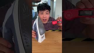 TESTING Cheap Vs Expensive CLOTHING IRONS! #shorts