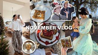 NOV VLOG｜全家被病毒击倒 养病周末日常｜好久没做下饭烧排骨｜迪士尼圣诞抱着公主不撒手｜黑五必买清单