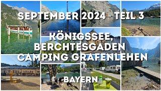 09/24 Berchtesgadener Land, Königssee, Camping Grafenlehen mit Wohnmobil