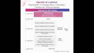 The KN agenda for Huawei Network Summit 2024 has been launched！