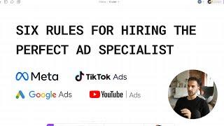 6 Rules to Hiring the Perfect Media Buyer or Agency