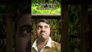 My first time in the zoo part 2 #react #shortsviral #zoofun #viralshorts #shorts #reactlive