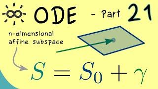 Ordinary Differential Equations 21 | Solution Set of Linear ODEs