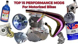 EVERY Modification and upgrade For A Motorized Bike #motorizedbike #2stroke #motorcycle #moped