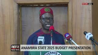 ANAMBRA STATE 2025 BUDGET PRESENTATION