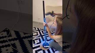 Making a LED floor lamp for my room #shorts #diycrafts #craftideas #diylamp #diy #tutorial