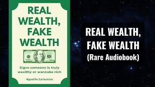 Real Wealth, Fake Wealth - Signs Someone is Truly Wealthy or Wannabe Rich Audiobook