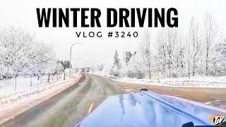 WINTER DRIVING | My Trucking Life | Vlog #3240