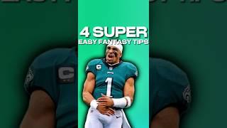 Here Are 4 Super Easy Fantasy Football Tips 