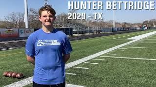 Rubio Long Snapping, Hunter Bettridge, March 2, 2025