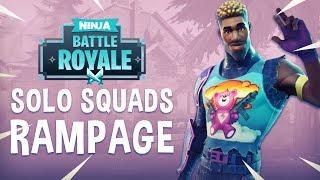 Solo Squads Rampage!! - Fortnite Battle Royale Gameplay - Ninja