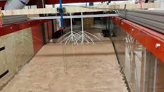 Wave Flume Testing: Wave Attenuation by Mangrove Lines