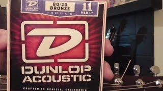 Dunlop Guitar Strings VS D'Addario Ernie Ball Martin Review What is the Best String
