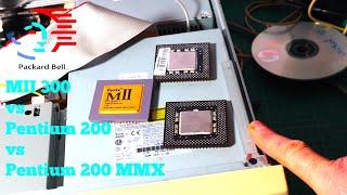 Cyrix MII 300 vs Pentium 200 vs Pentium 200MMX. Cyrix MII 300 in a Packard Bell Club 40b Part 2.