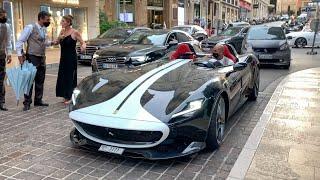 BEST SUPERCARS Monaco - Ferrari Monza SP2, LaFerrari, SF90, 812 SF, 488 Pista, Lambo Aventador SVJ