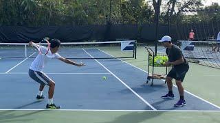 HIGH PERFORMANCE TENNIS DRILLS FOR ALL AGES with Coach Dabul / ATP / Intensity / Tennis Training