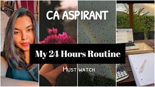 24 Hours Routine Of a CA Student I Life Of a CA Student I Must Watch For a CA Student I #ThatGirl