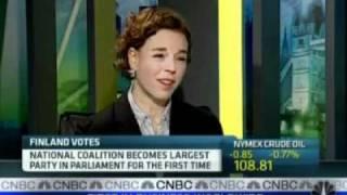 CNBC Squawk Box Megan Greene Euro crisis Finland 20110418