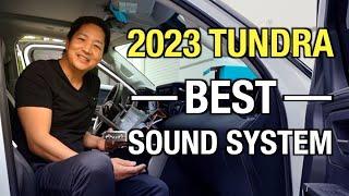 2023 Toyota Tundra Plug and Play Micro Power Amplifier Before & After