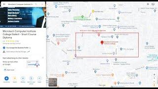 Actual Location of Microtech Institute Sialkot