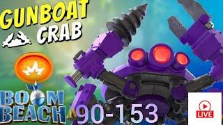 LIVE   -  Gunboat Mega Crab 2024 |  Stages 90-153 |  Boom Beach