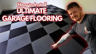 How to Install Interlocking PVC Workshop Floor Tiles - The Ultimate Garage Flooring!