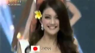 Japan in opening ceremony Miss World 2013