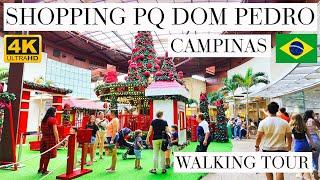 SHOPPING PARQUE DOM PEDRO - CAMPINAS - 4K - WALKING TOUR