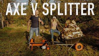 Can A Log Splitter REALLY Beat an AXE? (Fiskars X27 V Forest Master FM 16D)