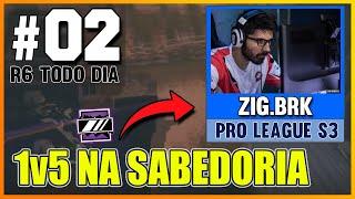 ZIG GANHANDO CLUTCH 1x5 CONTRA BD NA SABEDORIA - R6 TODO DIA #02