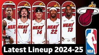 New UPDATE Miami Heat ROSTER | POSSIBLE STARTING LINEUP 2024-2025