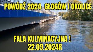 POWÓDŹ 2024 FALA KULMINACYJNA GŁOGÓW SERBY WILKÓW