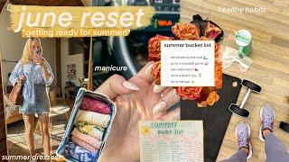 JUNE RESET ️ chatty vlog: summer bucket list, poolside hangs, TJ’s haul, + anxiety meds update